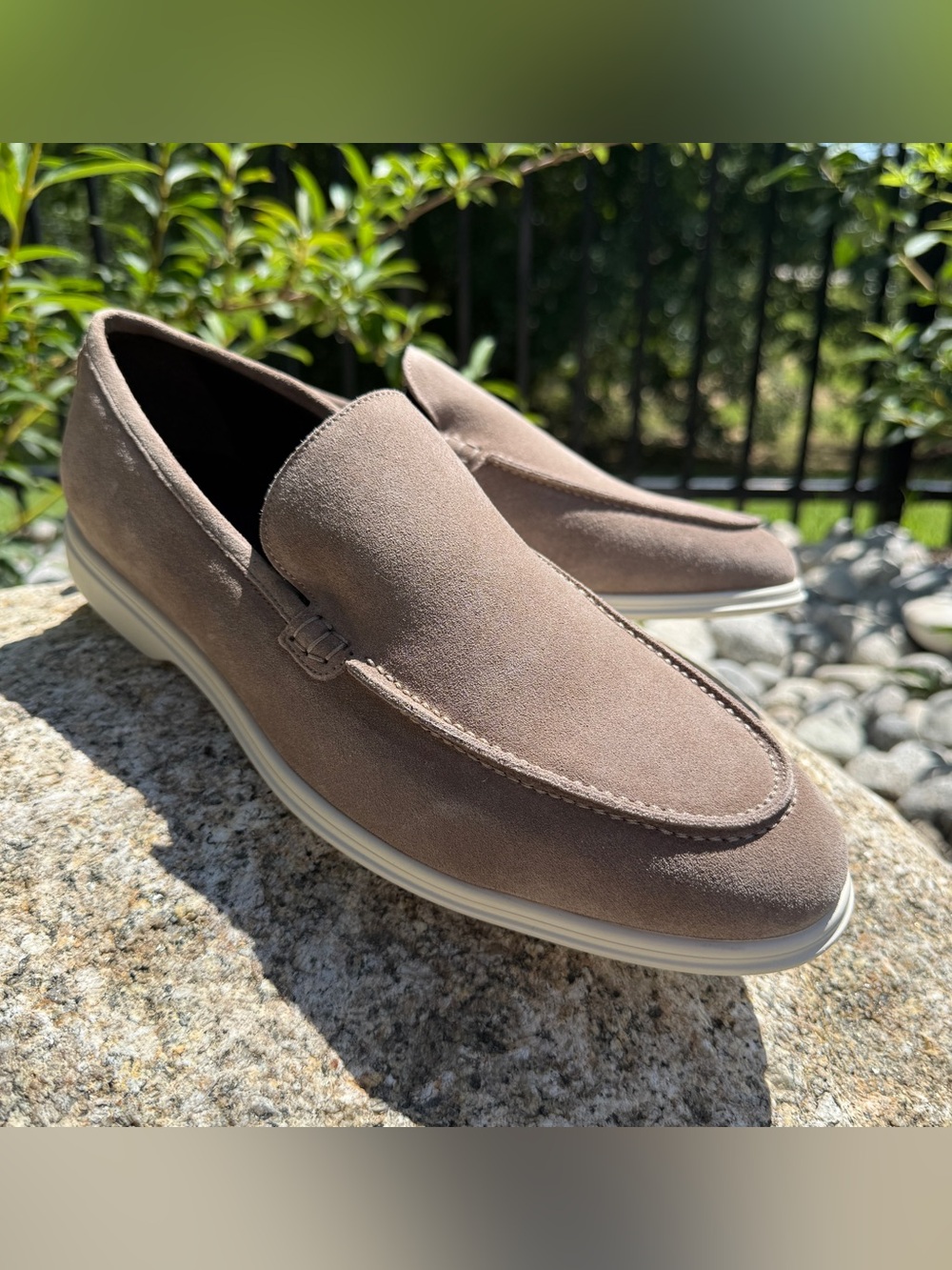 To Boot New York Adam Derrick Suede Loafers Taupe Slip On Shoes Men’s 10 NWOT